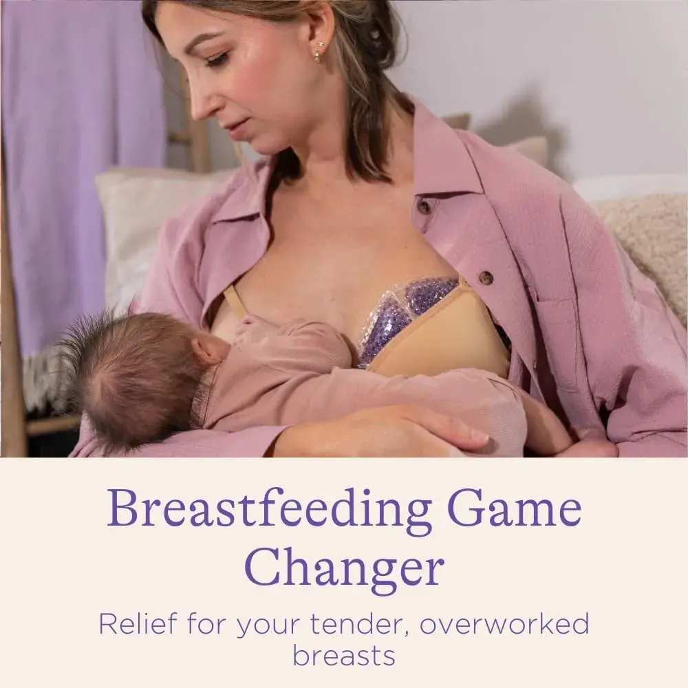 Lansinoh Breast Therapy Packs Hot and Cold 4 Count (226 g / 8 oz) | Lactation Consultant Recommended - view 2