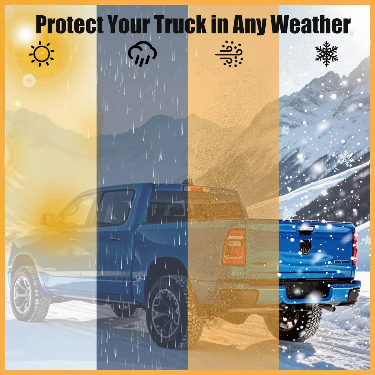 Nayotaa Tonneau Cover Seal Strip - 24.9Ft Truck Tailgate Seal Kit | Rubber Weather Stripping for Pickup Trucks & Camper Shells - view 6