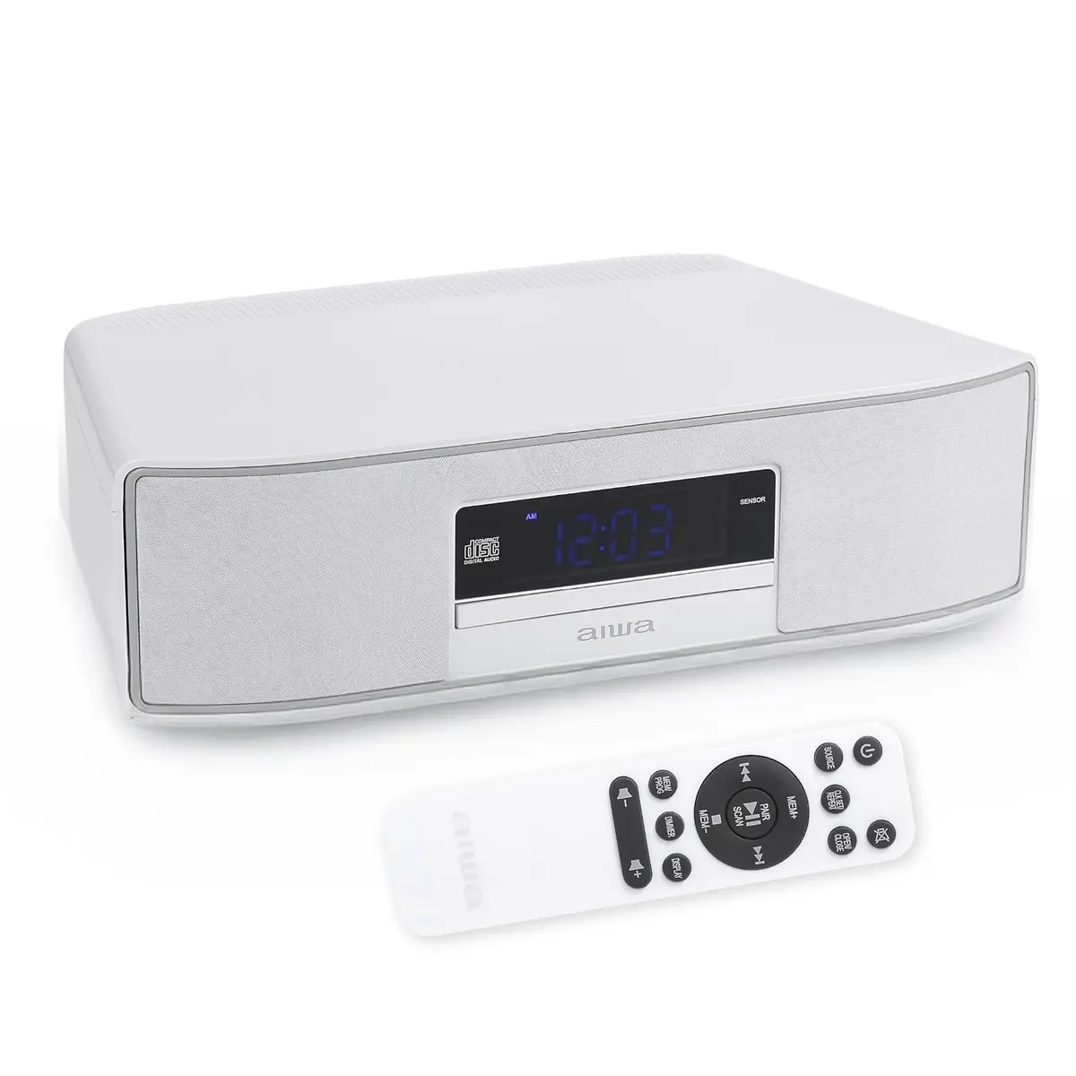 Aiwa Exos Home 30W Bluetooth Speaker with CD Player & FM Radio | Rich Sound, Built-In CD, FM Presets - main product image