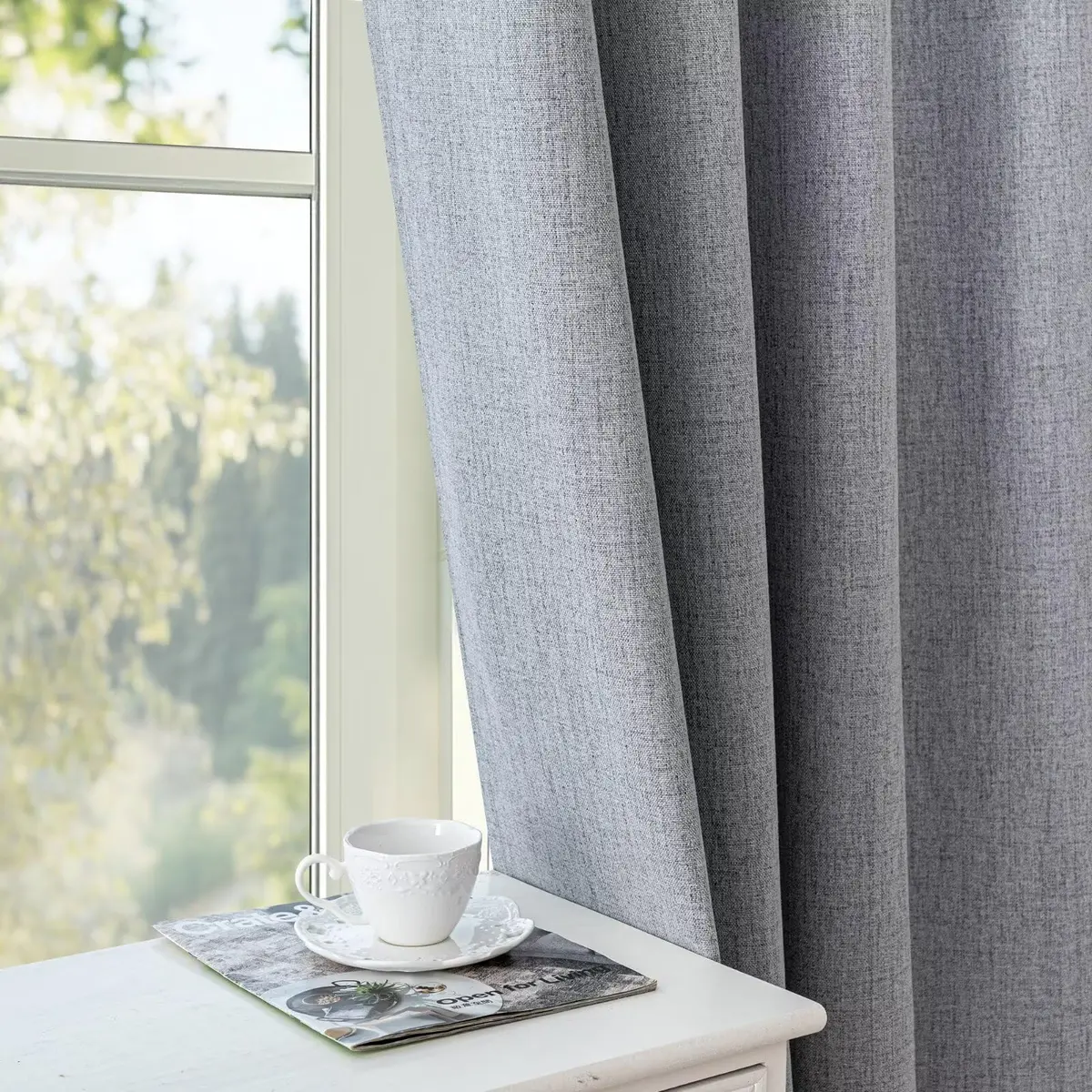 Zyvola 100% Blackout Curtains 52"W x 108"L | Thermal Insulated Room Darkening (70-120 chars) - main product image