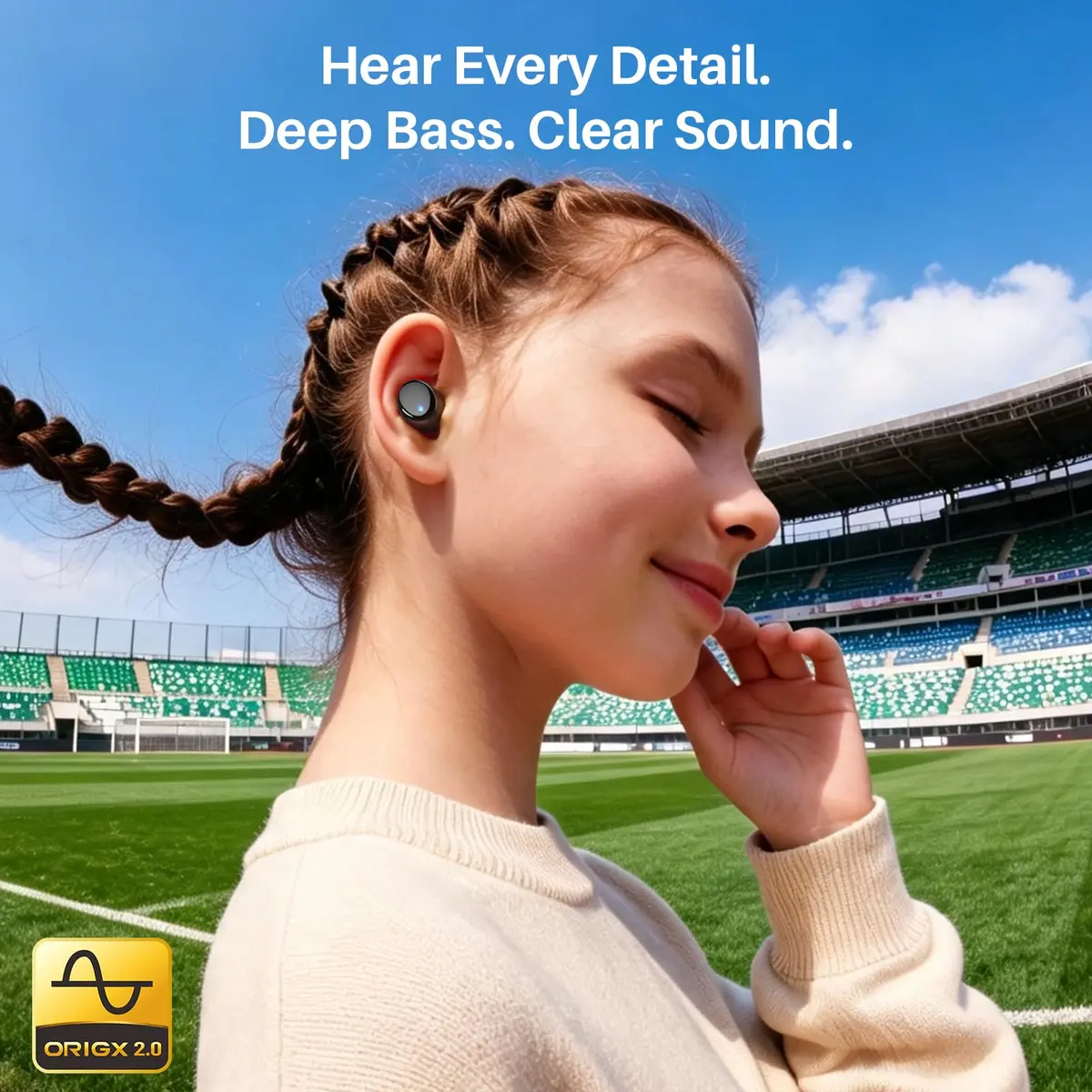 TOZO T6 Wireless Earbuds Bluetooth 5.3 Stereo Sound in Ear Headphones | 55H Playtime, IPX8 Waterproof, Wireless Charging - view 5