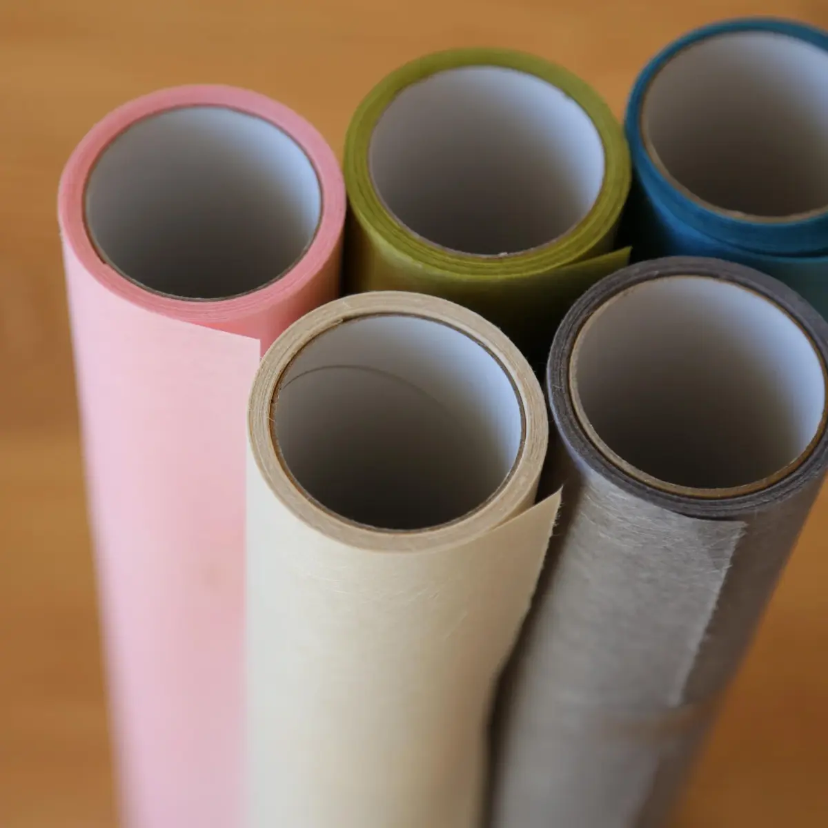 ONAO Shoji Paper Roll (28cm x 300cm / 11" x 118") Willow Green | Authentic Japanese Washi Paper for Screens & Crafts - view 5
