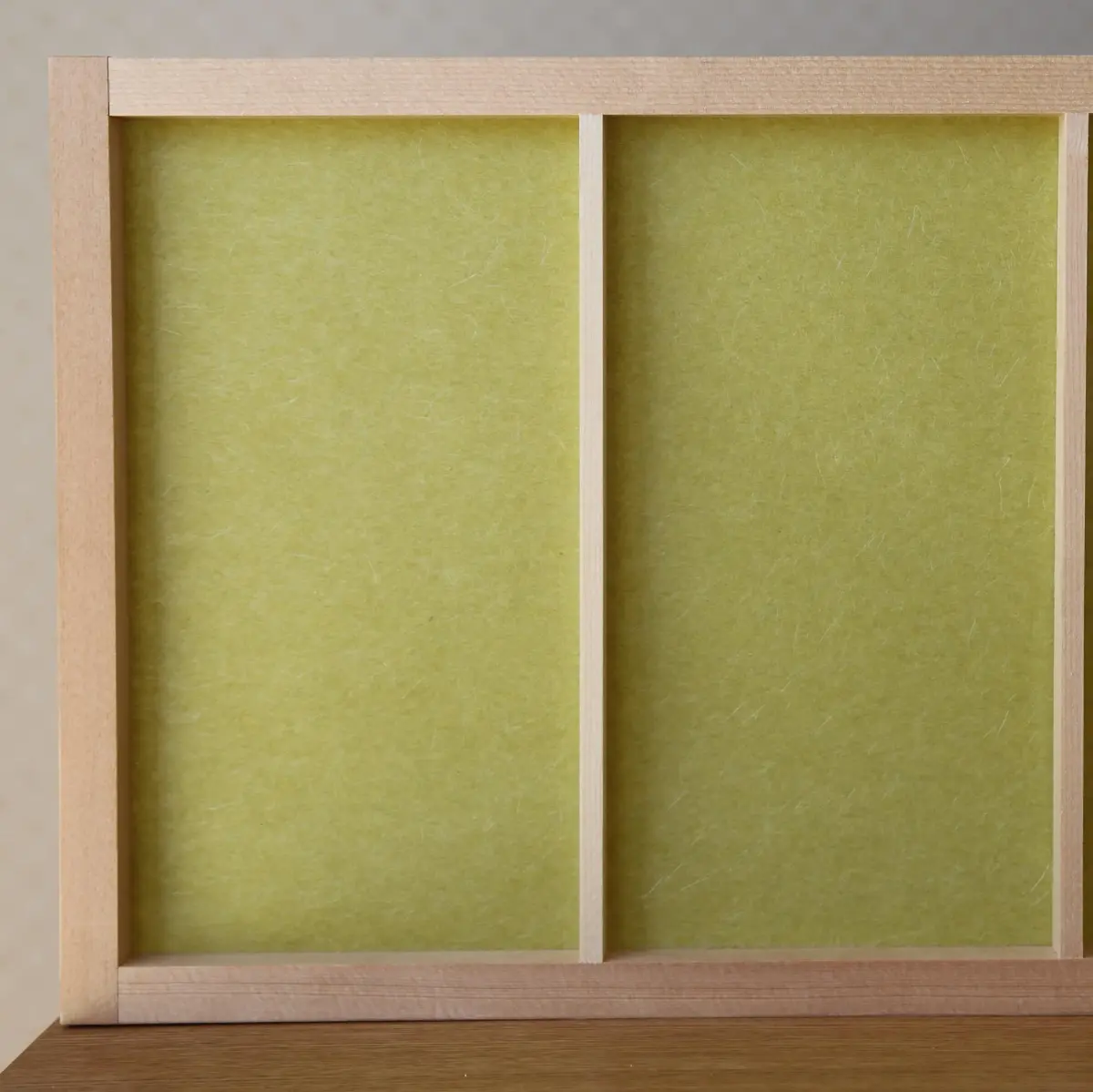 ONAO Shoji Paper Roll (28cm x 300cm / 11" x 118") Willow Green | Authentic Japanese Washi Paper for Screens & Crafts - view 2