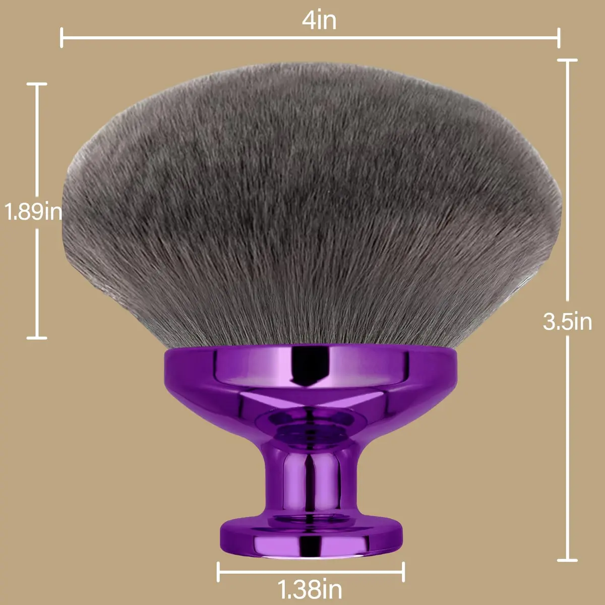 EOICCEOH Extra Large Body Makeup Brush 4 Inch | Flawless Self Tanner & Bronzer Application - view 6