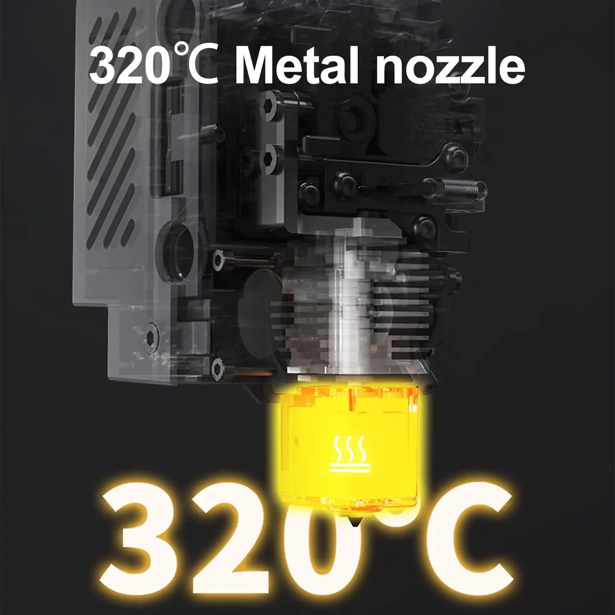 Aladrs Assembled Hotend Kit for Anycubic Kobra S1/S1 Combo 3D Printers | 1.75mm Filament Support - view 5