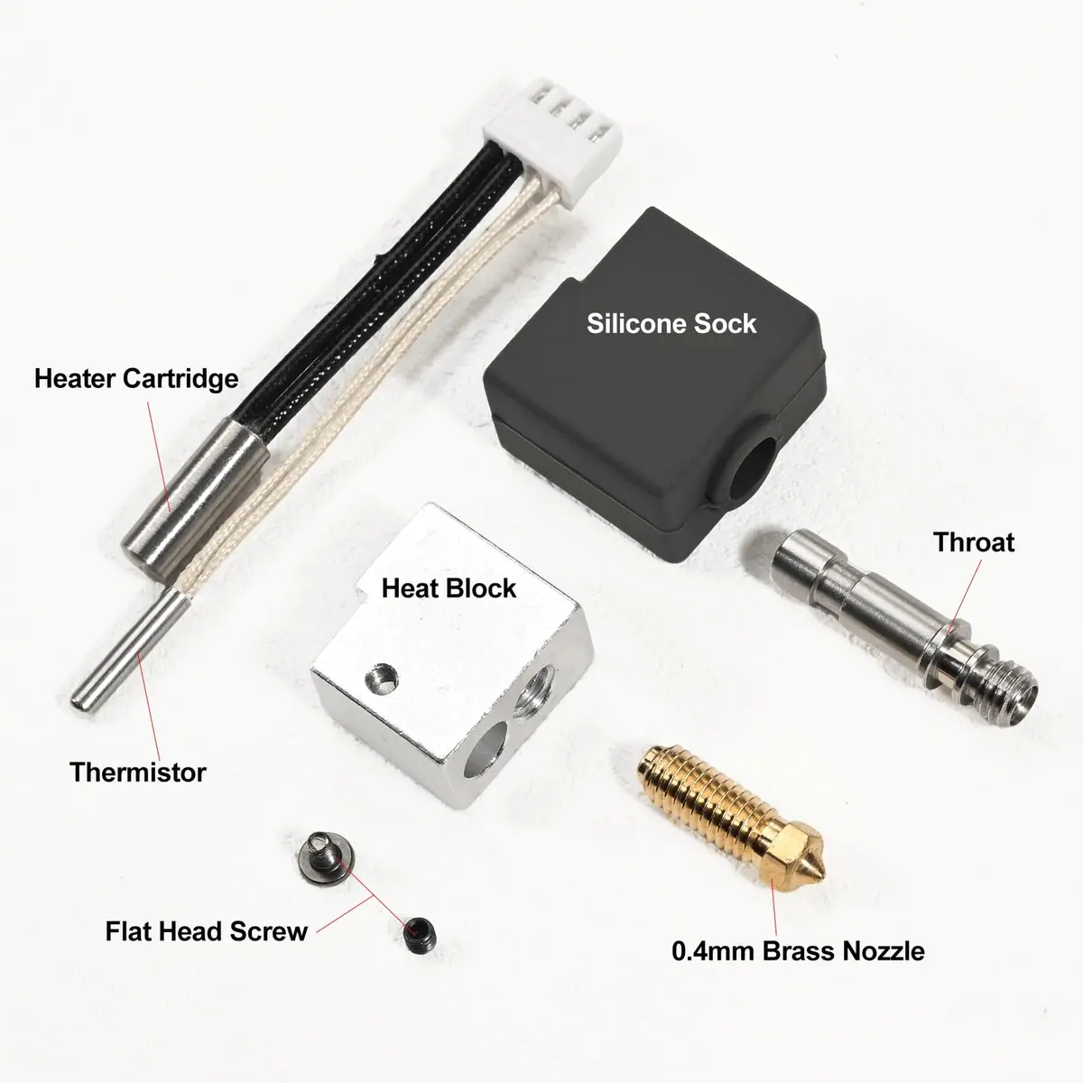 Aladrs Assembled Hotend Kit for Anycubic Kobra S1/S1 Combo 3D Printers | 1.75mm Filament Support - view 3