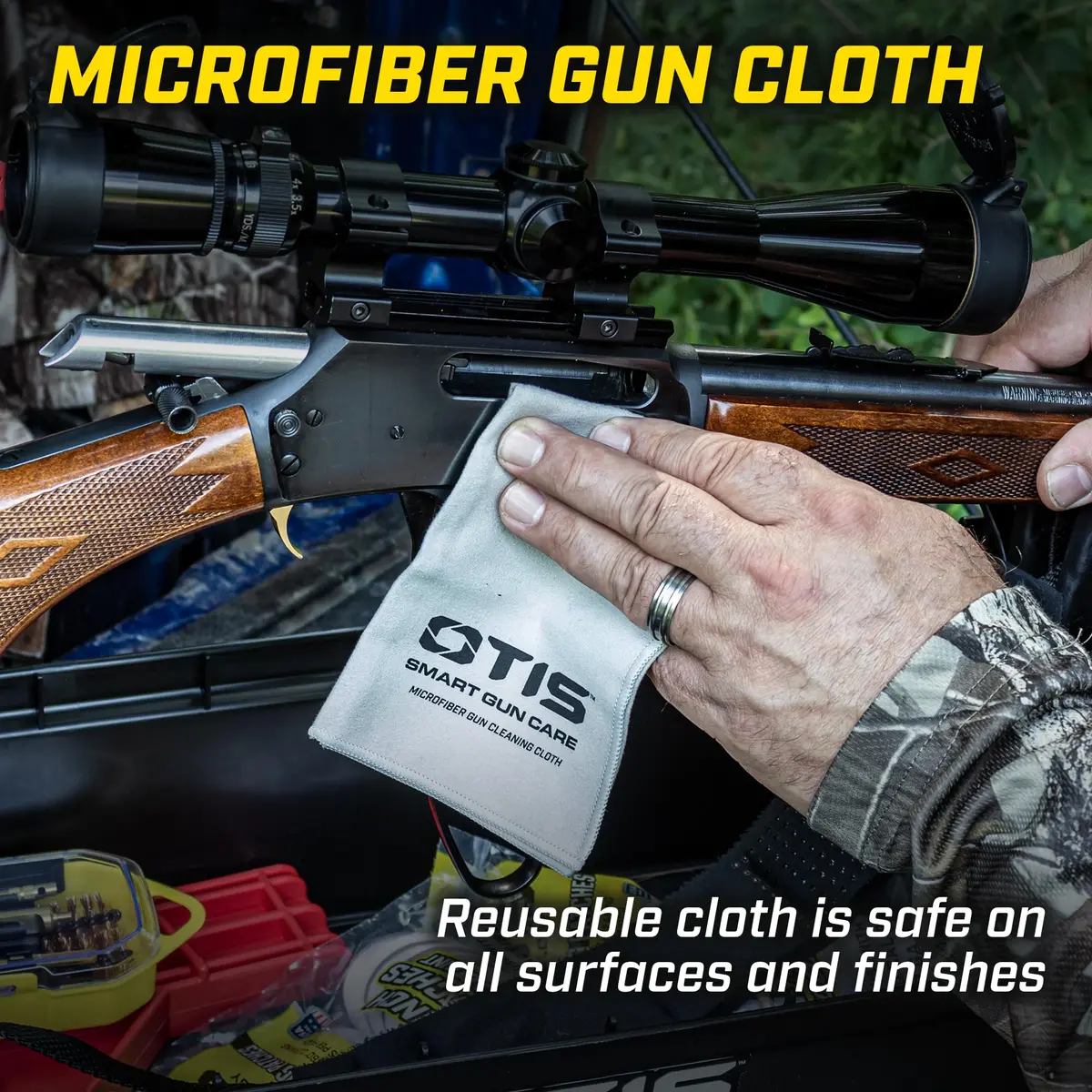 Otis Technology Microfiber Gun Cloth 6 Pack | 20cm x 30cm (8"x12") | Essential Firearm Cleaning Tool - view 2