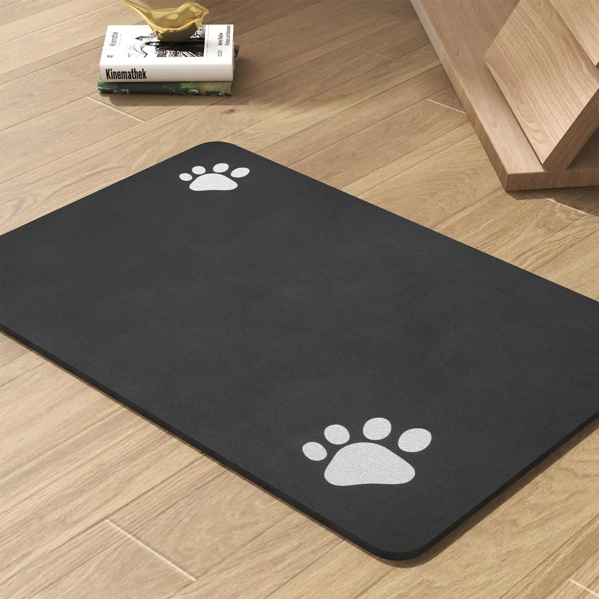 PADOOR Pet Feeding Mat-Absorbent Dog & Cat Mat 24"x24" | No Stains & Quick Dry - main product image
