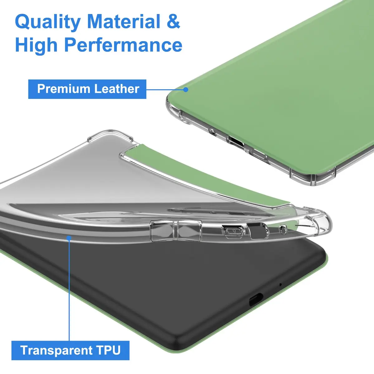 HGWALP Case for 6" Kindle 11th Gen 2024/2022 | Ultra Clear TPU Back Cover with Auto Wake/Sleep - view 6