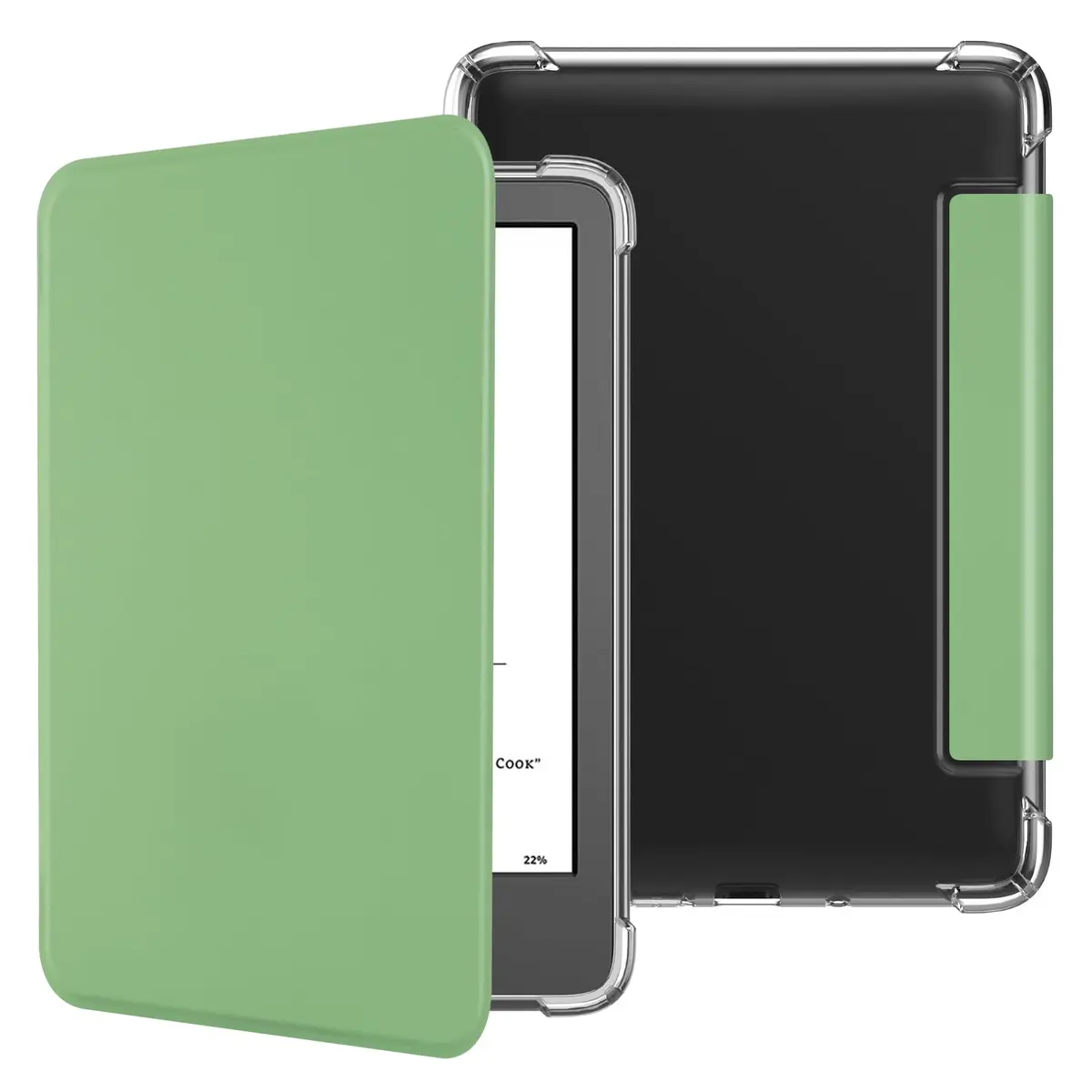 HGWALP Case for 6" Kindle 11th Gen 2024/2022 | Ultra Clear TPU Back Cover with Auto Wake/Sleep - main product image