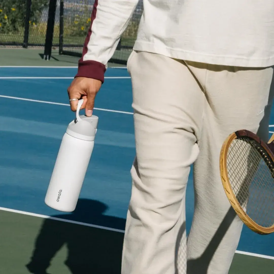 Owala FreeSip Insulated Stainless Steel Water Bottle 32 oz Summer Paradise | Keeps Drinks Cold 24 Hours - view 6
