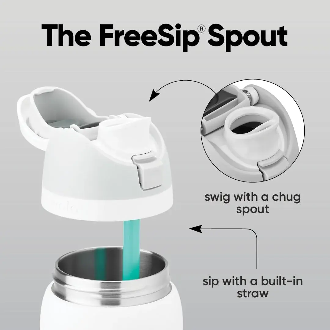 Owala FreeSip Insulated Stainless Steel Water Bottle 32 oz Summer Paradise | Keeps Drinks Cold 24 Hours - view 2
