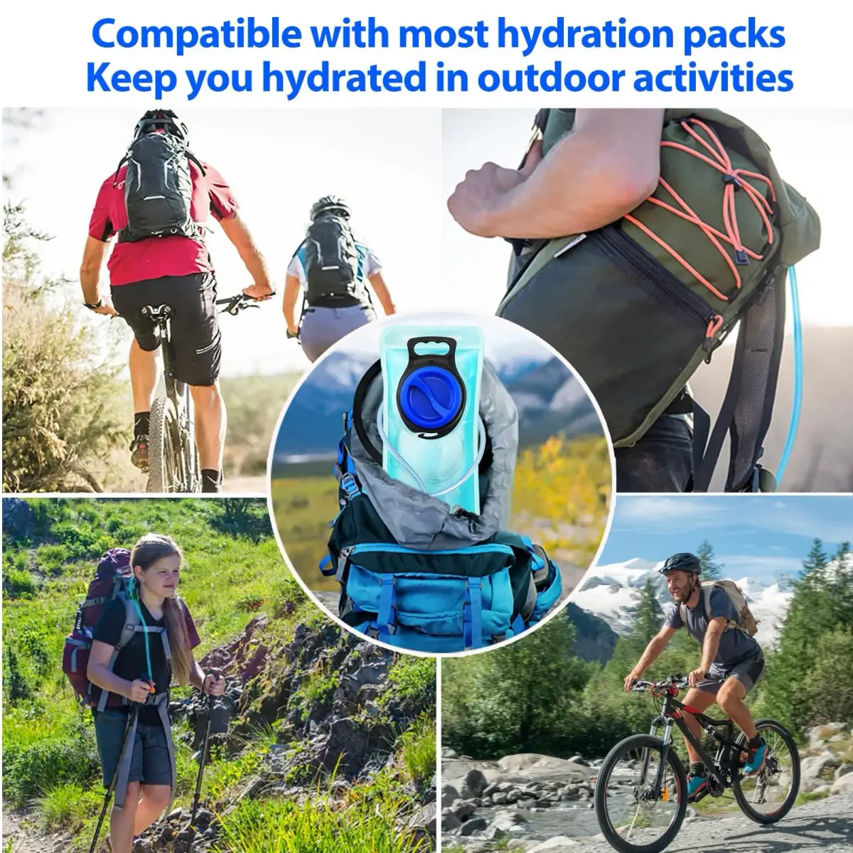 CHERAINTI 2.5L Hydration Bladder | Leak-Proof Water Reservoir for Backpacks - view 8
