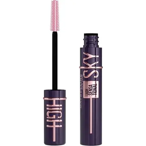 Maybelline Lash Sensational Sky High Washable Mascara, Plum Twilight, 0.24 Fl Oz (7.1 ml) | Lifts & Separates Lashes - main product image