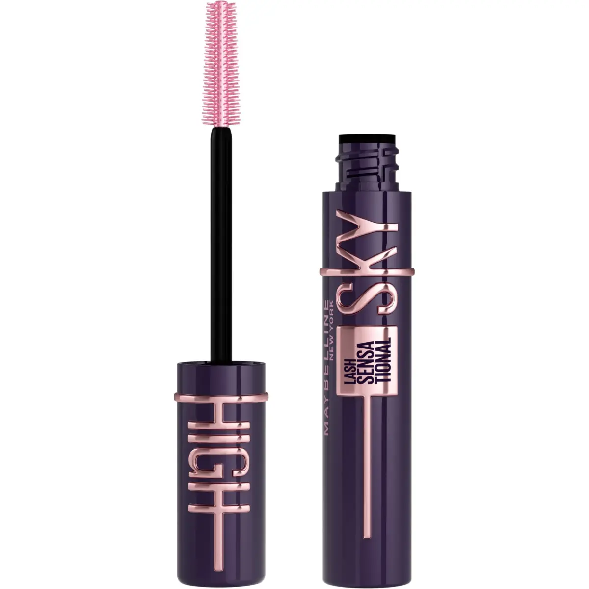 Maybelline Lash Sensational Sky High Washable Mascara, Plum Twilight, 0.24 Fl Oz (7.1 ml) | Lifts & Separates Lashes - main product image