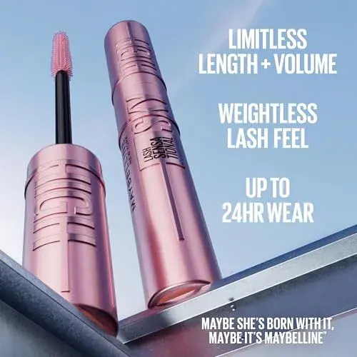 Maybelline Lash Sensational Sky High Washable Mascara, Plum Twilight, 0.24 Fl Oz (7.1 ml) | Lifts & Separates Lashes - view 4