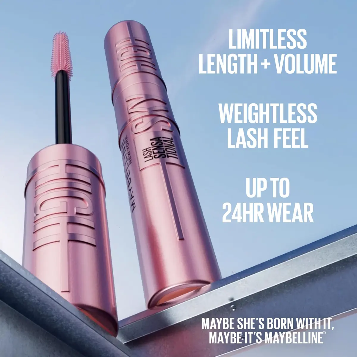 Maybelline Lash Sensational Sky High Mascara Green Altitude 7.5ml (0.24 Fl Oz) | Ophthalmologist Tested for Sensitive Eyes - view 4