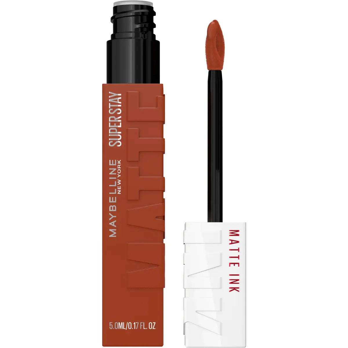 Maybelline Super Stay Matte Ink Liquid Lipstick in Entertainer (Midtone Rusty Brown) - 16-Hour Transfer-Proof Wear - main product image