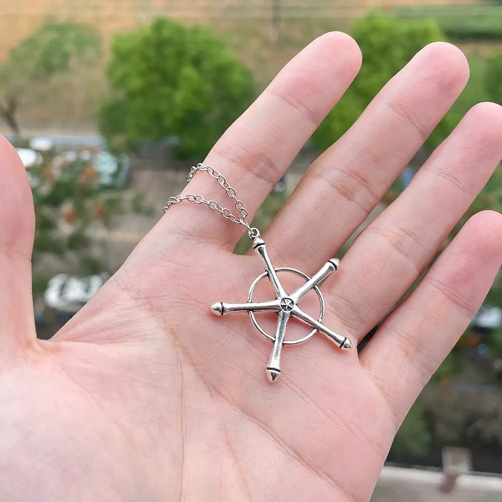 Kbtany Uryuu Quincy Cross Necklace - Anime Cosplay Chain | Fan Gift, Hypoallergenic Alloy, 1.4in Pendant - view 8