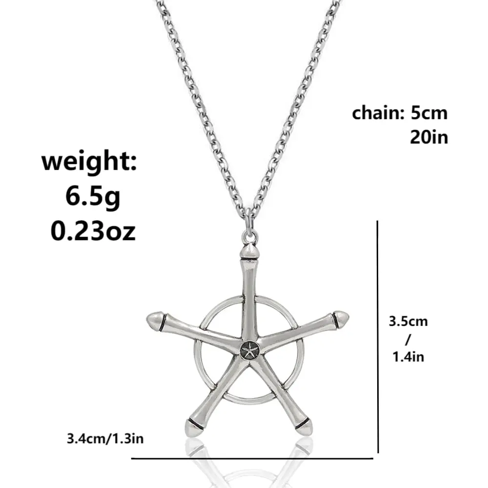 Kbtany Uryuu Quincy Cross Necklace - Anime Cosplay Chain | Fan Gift, Hypoallergenic Alloy, 1.4in Pendant - view 2