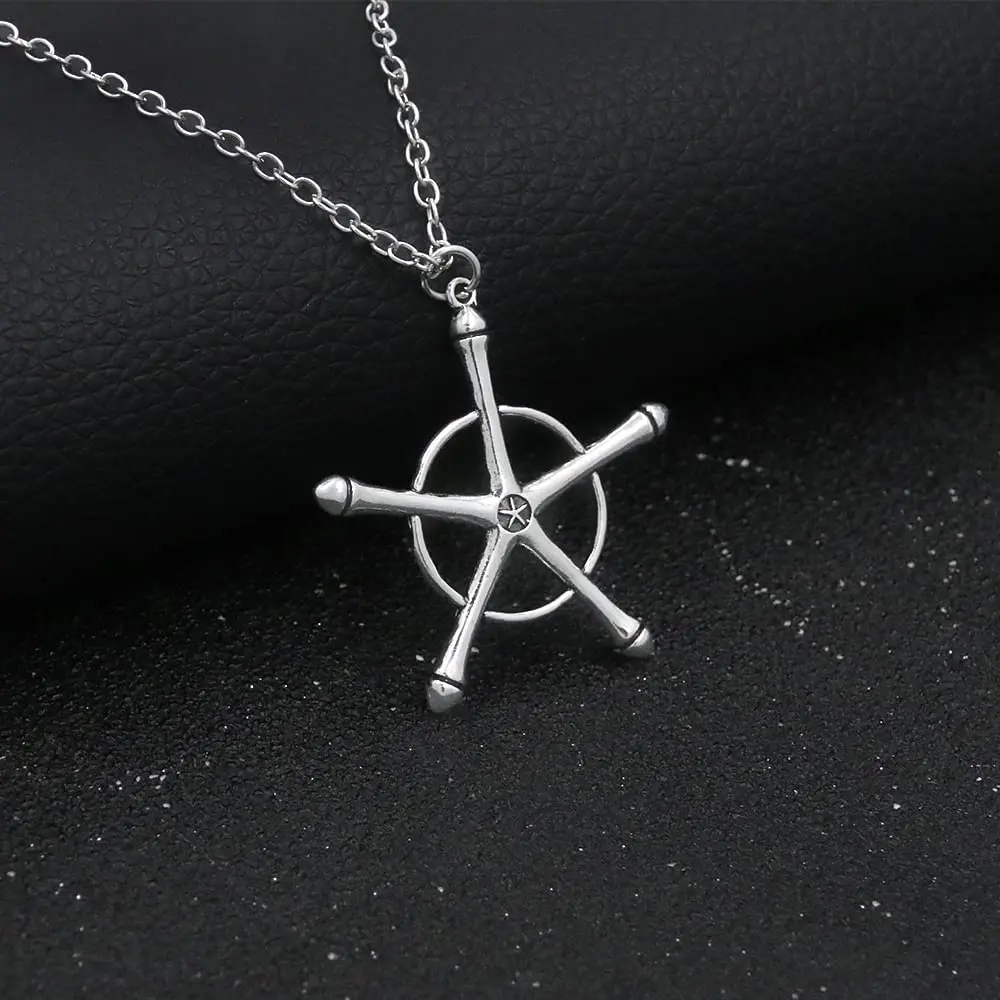 Kbtany Uryuu Quincy Cross Necklace - Anime Cosplay Chain | Fan Gift, Hypoallergenic Alloy, 1.4in Pendant - view 3