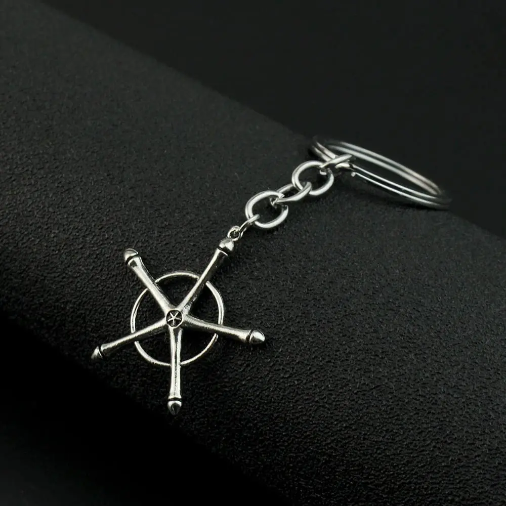 Kbtany Uryuu Quincy Cross Keychain for Anime Fans | Cosplay Charm Gift - view 4