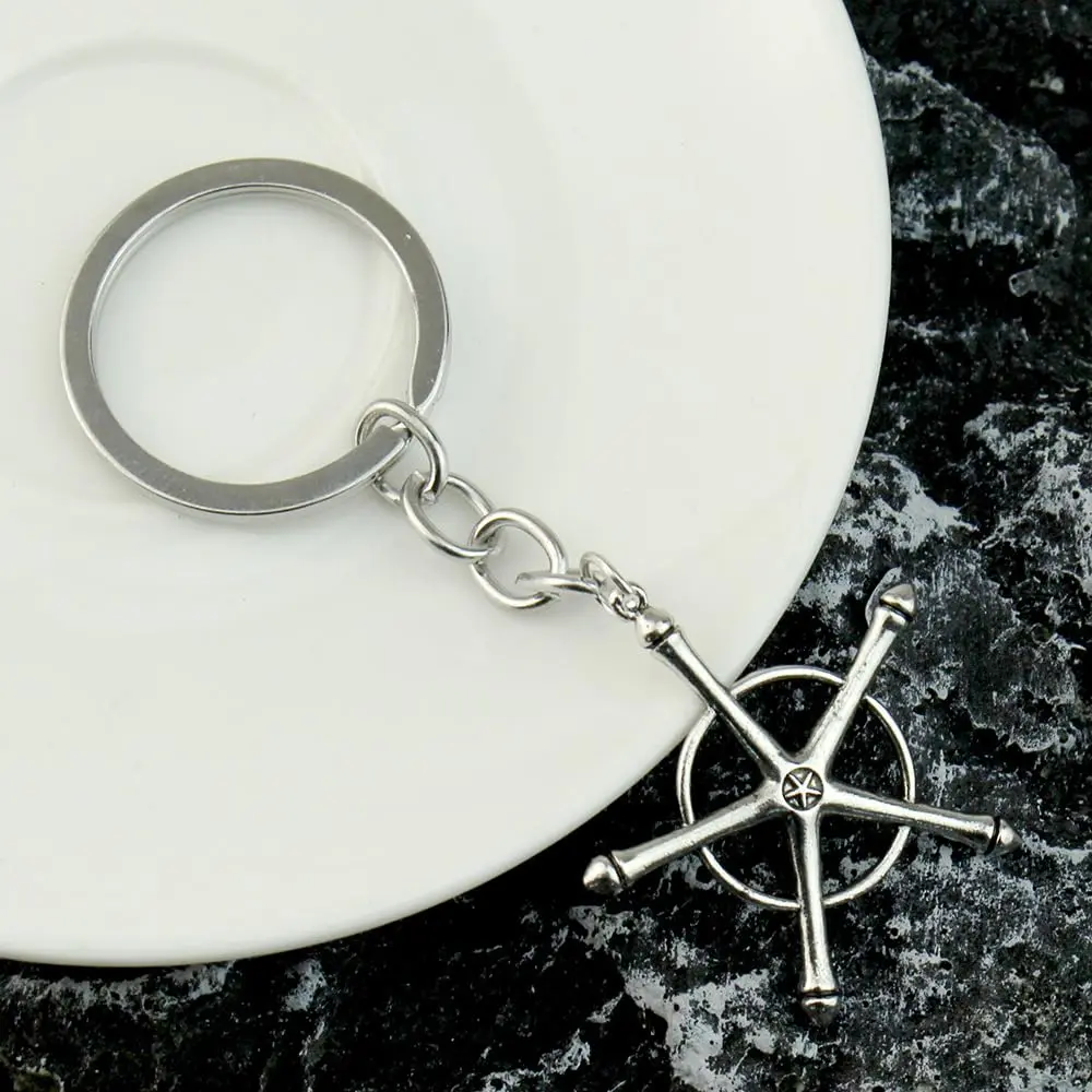 Kbtany Uryuu Quincy Cross Keychain for Anime Fans | Cosplay Charm Gift - view 5