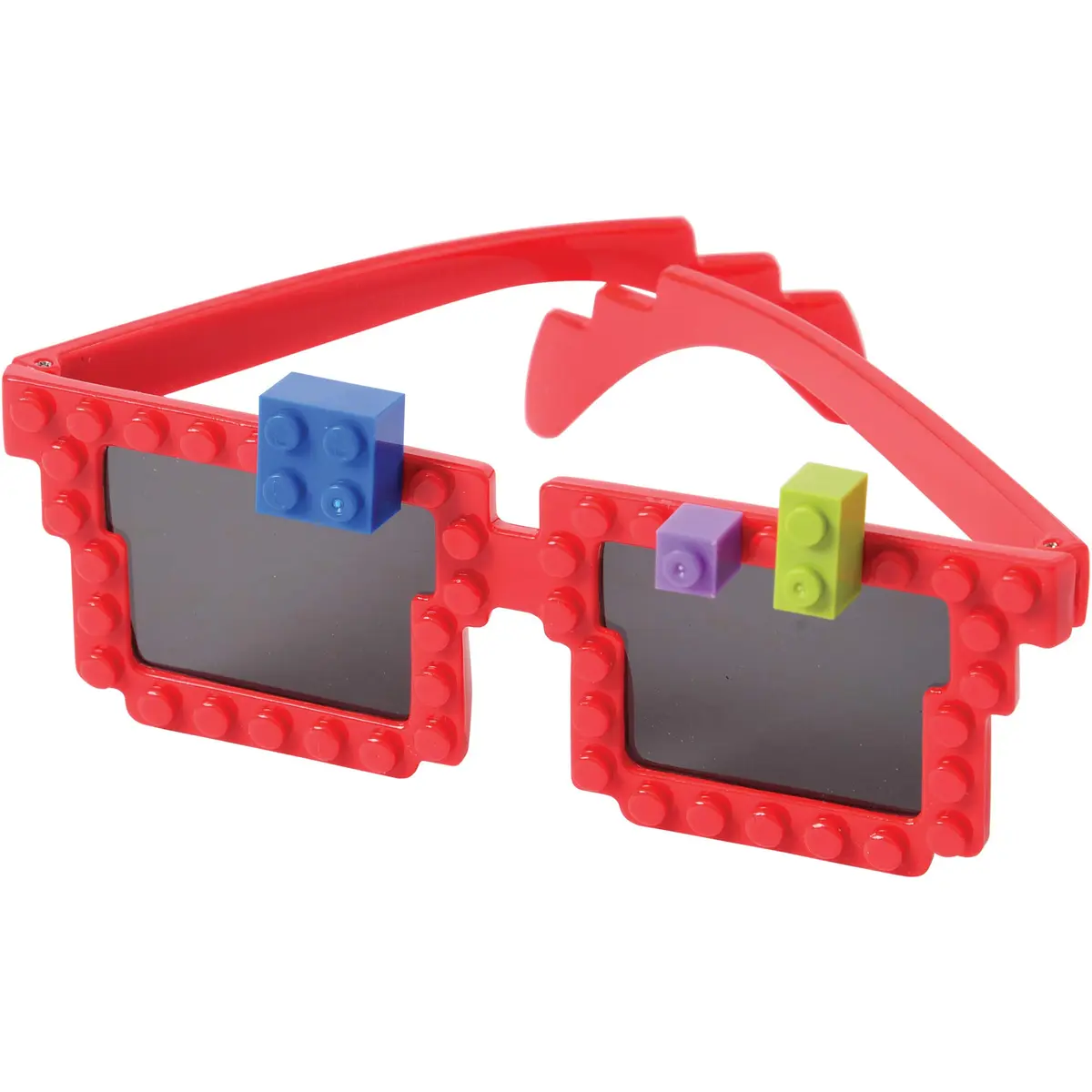 Bedwina Building Blocks Glasses - Pack of 24 | Neon Party Favors for Kids - view 5