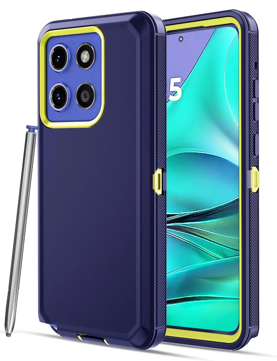Jiunai Moto G Stylus 2025/2026 Case (6.7-inch Display) | Heavy Duty Dual Layer Protection with Port Cover - main product image