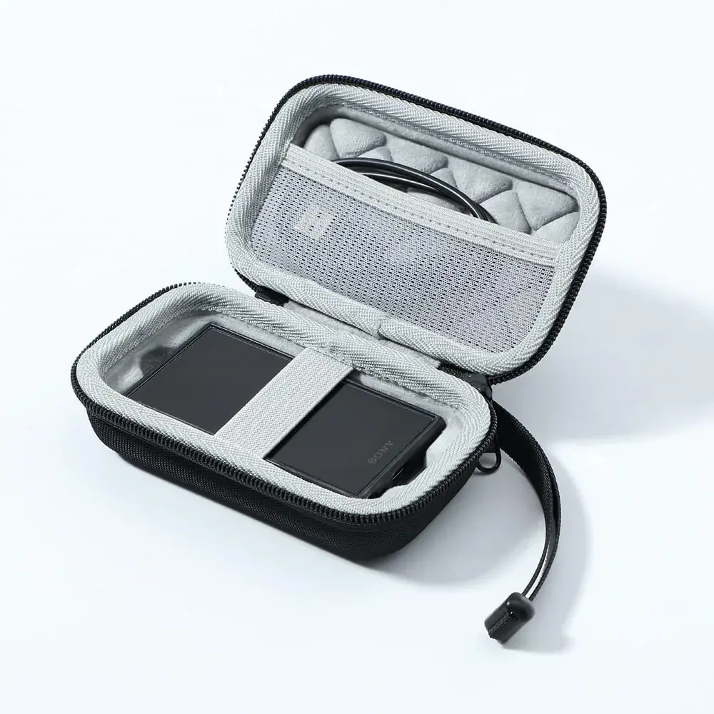 AudioPartner Hard Carrying Case & Clear Black TPU Case for Sony Walkman NW-A306 NW-A307 NW-A300 Series | 14.0 cm (5.51 in) x 8.0 cm (3.15 in) x 5.0 cm (1.97 in) - view 9