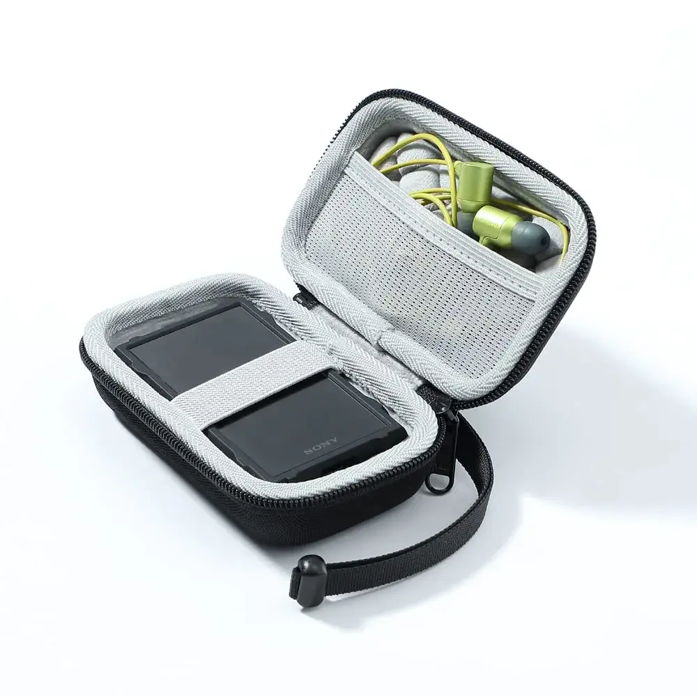 AudioPartner Hard Carrying Case & Clear TPU Cover for Sony Walkman NW-A306 NW-A307 | Protects Player & Accessories - view 9
