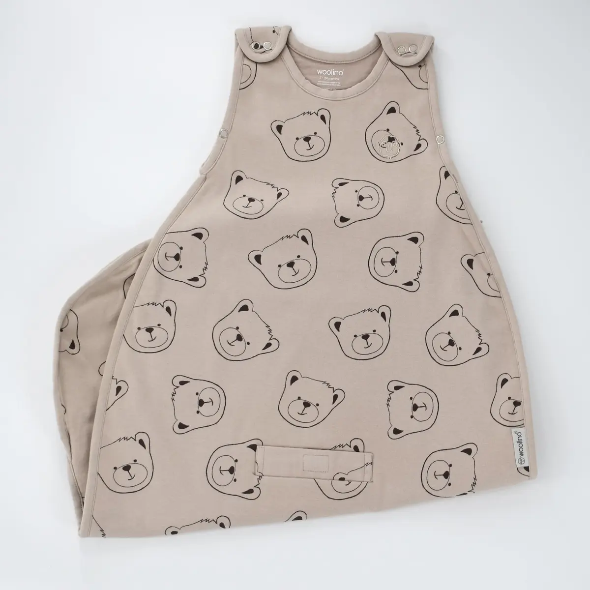 Woolino Toddler Sleeping Sack, 4 Season, Merino Wool & Organic Cotton | Universal Size for 2-4 Years - view 3