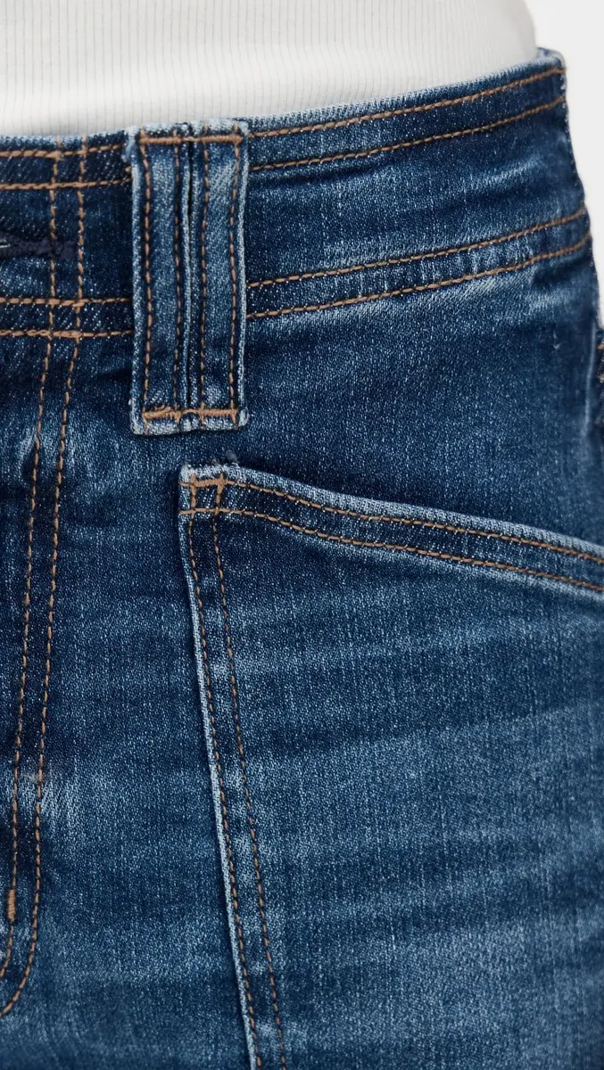 DAZE Women's Valley Girl Shorts, Manhattan, Size 30 | High-Rise Relaxed Fit Denim - view 6