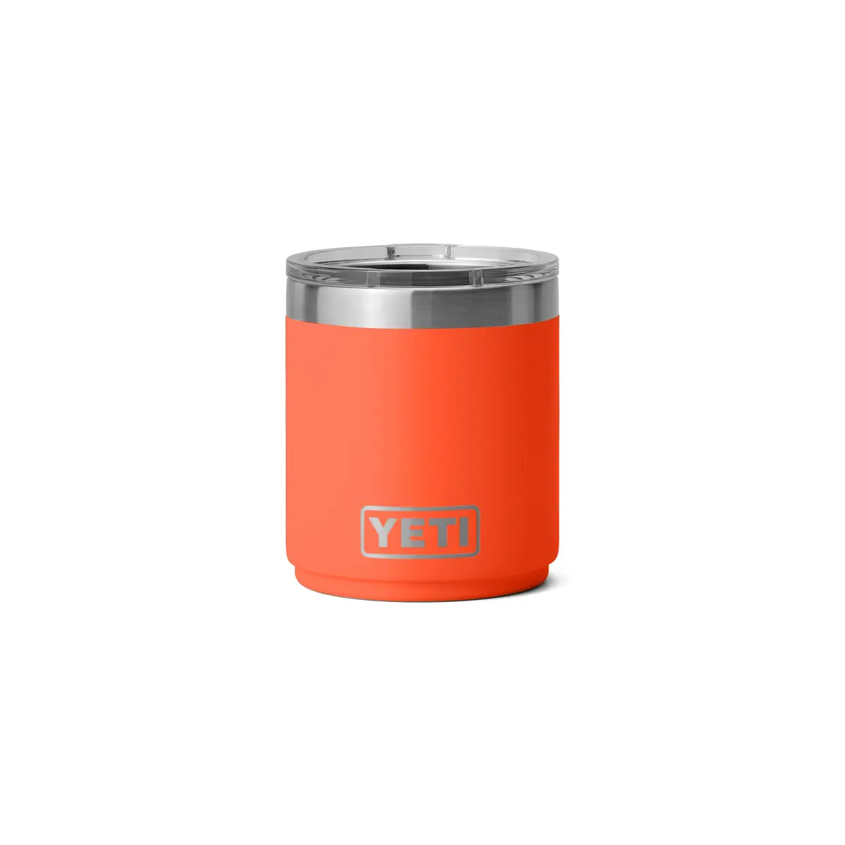 YETI Rambler 10 oz Stackable Lowball 2.0 Vacuum Insulated Stainless Steel Papaya - main product image
