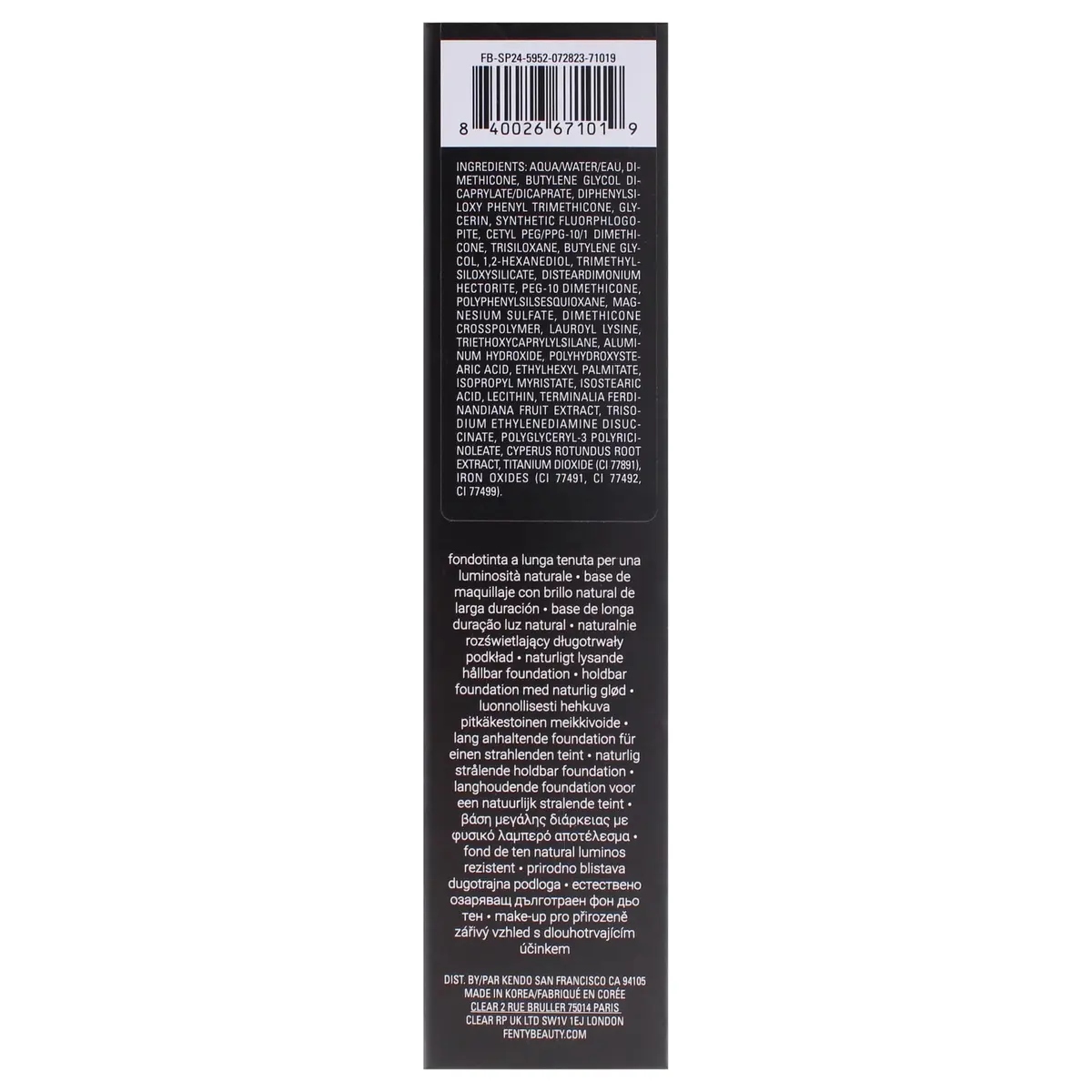 Fenty Beauty Soft Lit Foundation 130 Light Warm Olive | Longwear, Hydrating, Luminous Finish - view 2