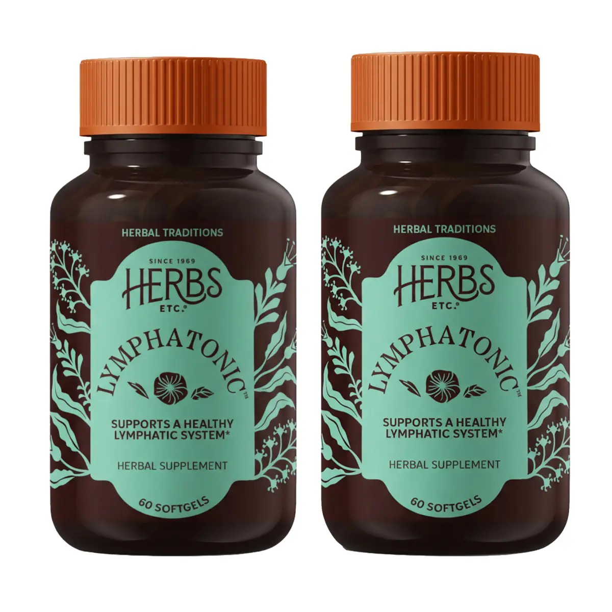 Herbs, Etc. Lymphatonic Softgels 60 Ct | Herbal Support for Lymph & Immunity - main product image