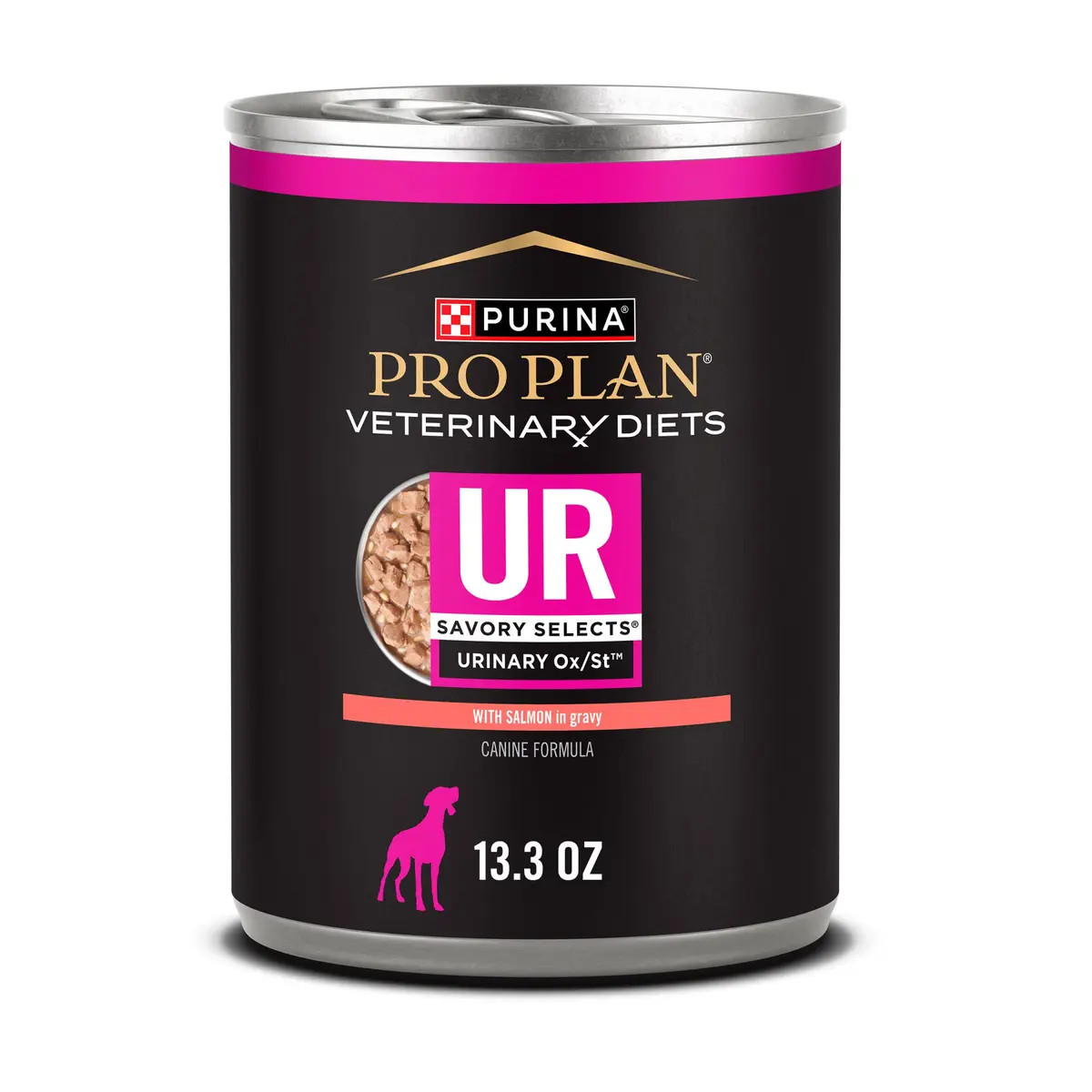Pro Plan Veterinary Diets Purina UR Savory Selects Wet Dog Food 13.3oz (12) | Supports Urinary Health - main product image