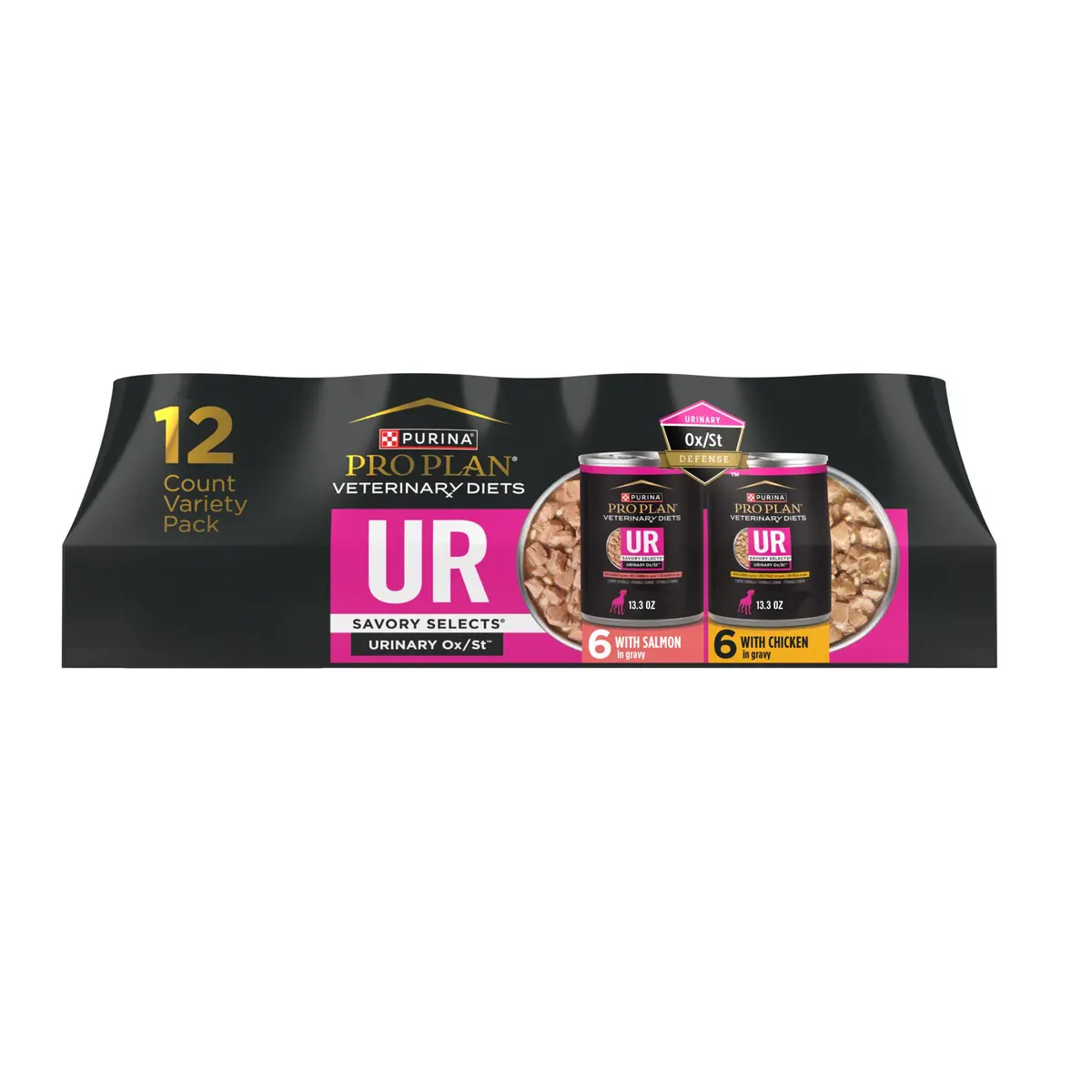 Pro Plan Veterinary Diets Purina Wet Dog Food Variety Pack, 159.6 oz | Supports Urinary Health - main product image
