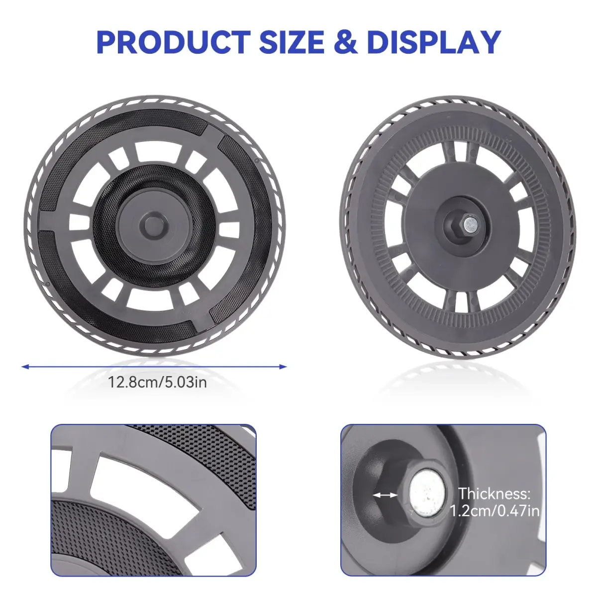 Sgizoku Mop Pad Plate for Dreame X20 X10 X10pro Robot Vacuum Cleaner - 2 Pack | Replacement Mop Tray Part Attachment - view 2