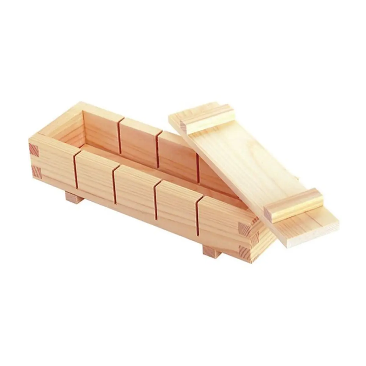 IPPINKA Hinoki Wood Sushi Press, Oshizushi Maker, 20cm (8.07 Inches) | Authentic Japanese Cypress - main product image