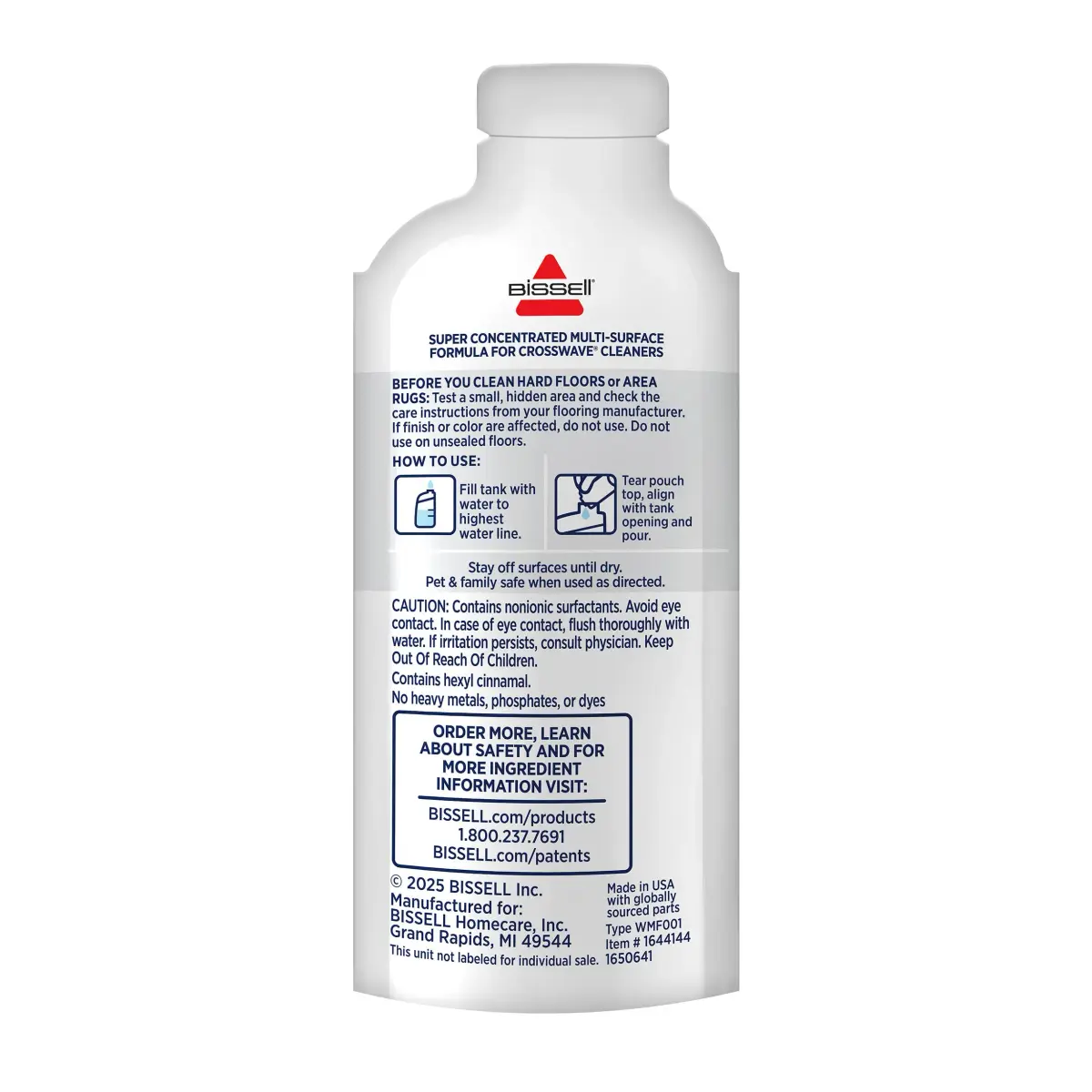 Bissell Multi-Surface Super Concentrate Solution Pouches 14-Count | Eco-Friendly Formula for Hard Floors & Rugs - view 8
