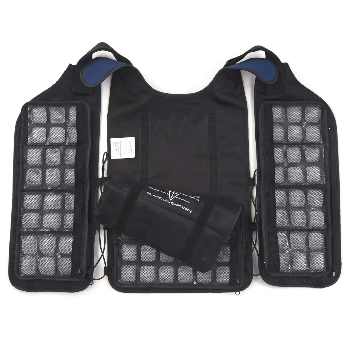 FlexiFreeze Personal Ice Vest – Cooling Vest for Hot Weather (Zipper Closure) (Vest + Extra Panel Bundle) - view 6