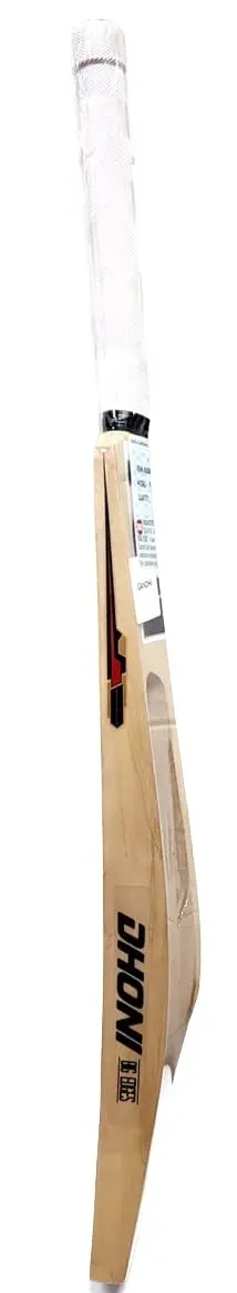 T TABAKH Dhoni TON Thala Players Kashmir Willow Leather Bat Short Handle | Genuine Cricket Equipment - view 3