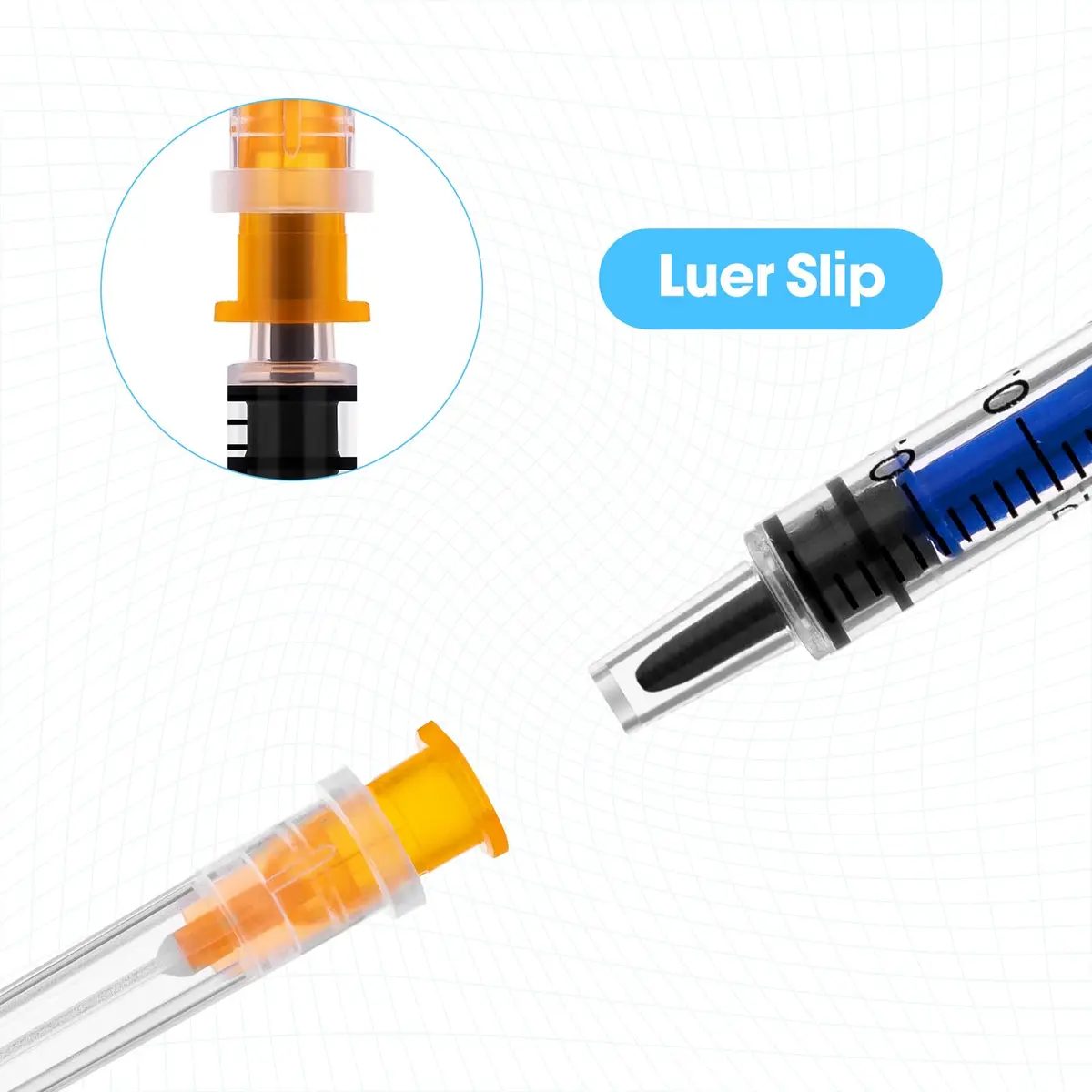 Maydeyy 1ml/cc Syringe 25G 1inch Disposable Pack of 100 | Precise Industrial Lab Tool - view 5