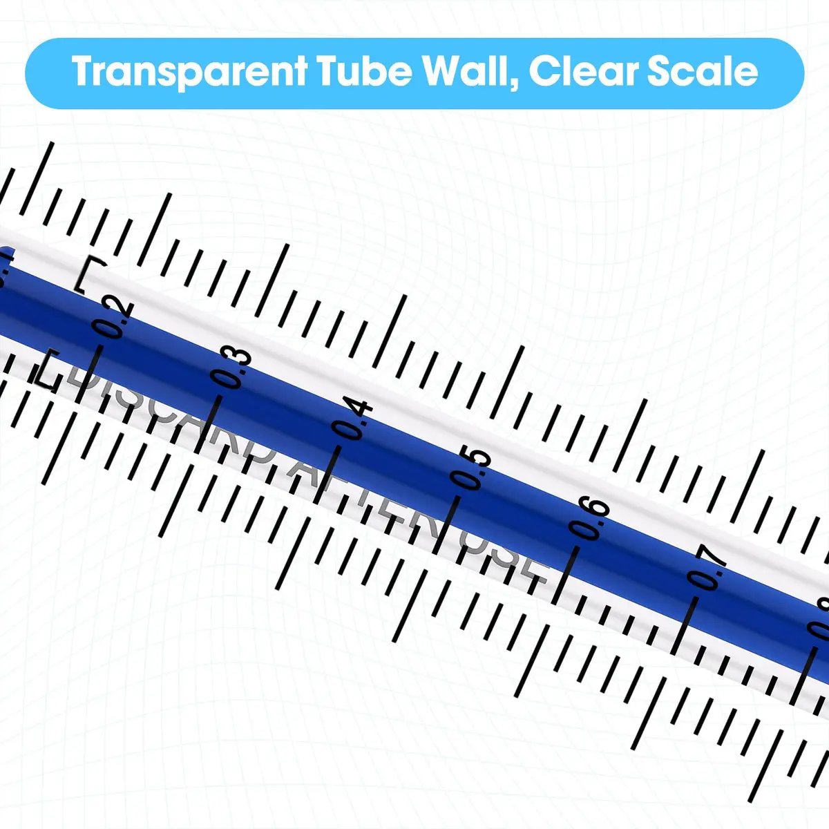 Maydeyy 1ml/cc Syringe 25G 1inch Disposable Pack of 100 | Precise Industrial Lab Tool - view 3