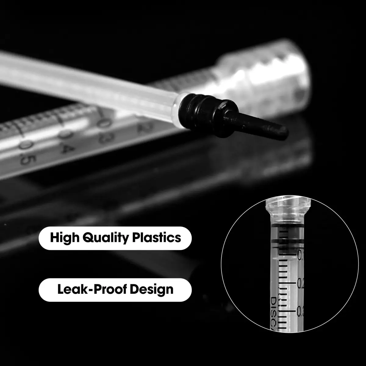 Maydeyy 1ml Syringe with 27Ga 1/2inch | Leak-proof, Sterile, Easy to Use - view 4