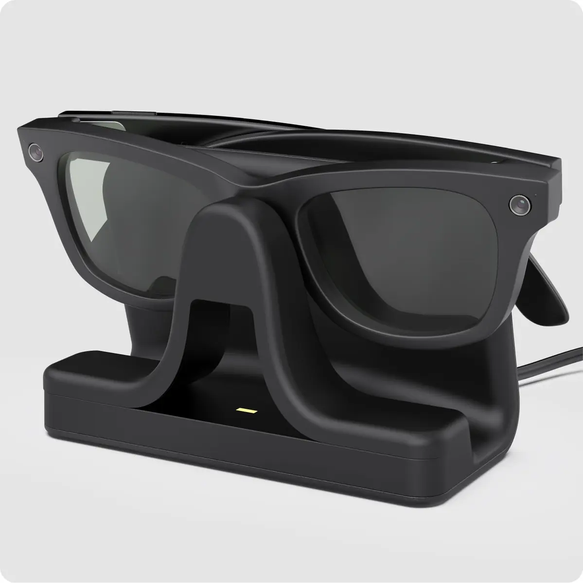 TUSITA Charging Stand & Cable for Ray-Ban Meta Smart Glasses (Gen 1,2) - Black | USB-C - view 2