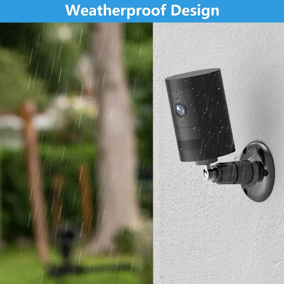 Gresur Black 2 Pack Mount Bracket for Surveillance Cameras | Adjustable & Durable - view 7