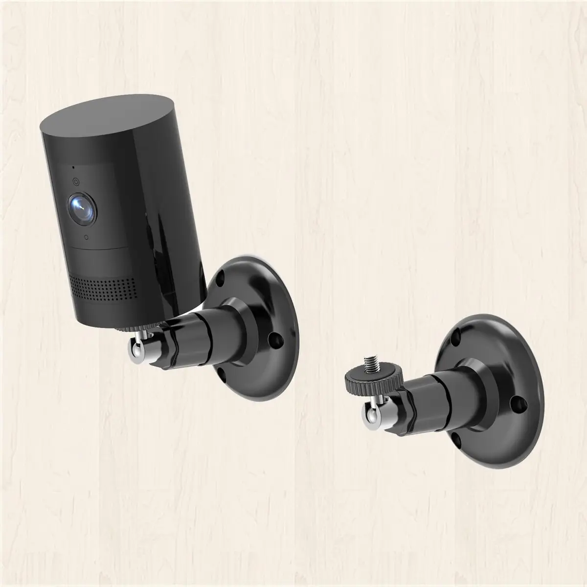 Gresur Black 2 Pack Mount Bracket for Surveillance Cameras | Adjustable & Durable - view 4