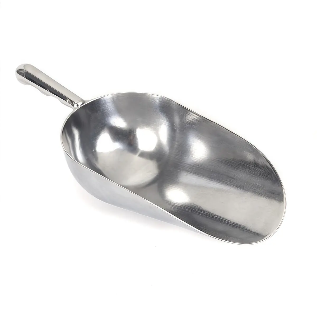 RyanDesign Heavy-Duty Cast Aluminum Kitchen Scoop 73.7cm (29in) | Commercial Grade Rust-Proof S-Handle for Ice, Candy, Flour, Pet Food - main product image